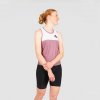 GRAVEL dámský cyklodres BEATRICE prašná fialová a bílá
