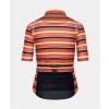 Dámský cyklo dres AUDAX MONA Stripe Black Brown Proužek černá a hnědou