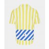GRAVEL cyklodres EVELYNE UNISEX žlutý proužek
