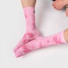 Cyklistické ponožky TIE - DYE růžová