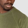 Tričko s froté bavlny JUSTINE vojenská zelená