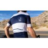 Pánský cyklo dres ultralehký RACE ANGELINE Navy White Námořní modrá a bílá