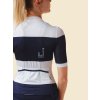Dámský cyklo dres ultralehký RACE ANGELINE Navy White Námořní modrá a bílá