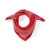 Hedvábný šátek na krk CAFÉ DU CYCLISTE červená