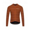 Pánský cyklo dres s dlouhým rukávem CORINNE Cinnamon Skořice