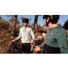 GRAVEL cyklodres s kapucí SOLENNE UNISEX pastelově zelená