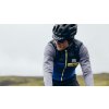 Cyklistická vesta MERINO ALBERTINE modrá a žlutá