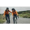 GRAVEL cyklo dres s dlouhým rukávem UNISEX PENELOPE skořicově černá