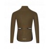 Pánský cyklistický dres s dlouhým rukávem MERINO MARGUERITE Dark Gold tmavě zlatá