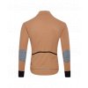 Pánský cyklo dres s dlouhým rukávem MERINO YOLANDE Beige Béžová
