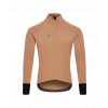 Pánský cyklo dres s dlouhým rukávem MERINO YOLANDE Beige Béžová
