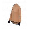 Dámský cyklo dres s dlouhým rukávem MERINO YOLANDE Beige Béžová