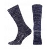 Cyklistické ponožky Merino/vlněné TEXTURED šedá s modrou