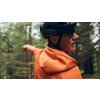 GRAVEL cyklodres s kapucí SOLENNE UNISEX Tangerine Mandarinka