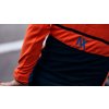 Dámský cyklistický dres s dlouhým rukávem AUDAX INGRID Tangerine Mandarinka