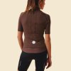 Dámský cyklo dres MERINO MARINA Brunette Bruneta
