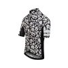 Pánský cyklo dres FLORIANE Print Black White Tisk Černobílý