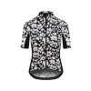 Dámský cyklo dres FLORIANE Print Black White Tisk Černobílý