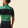 Pánský cyklo dres ultralehký RACE ANGELINE Black Green Černá a zelená
