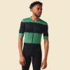 Pánský cyklo dres ultralehký RACE ANGELINE Black Green Černá a zelená