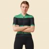 Dámský cyklo dres ultralehký RACE ANGELINE Black Green Černá a zelená