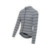Pánský cyklo dres s dlouhým rukávem MELANIE Heather Grey Šedý vřes