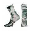 Cyklistické ponožky TIE - DYE Zelená