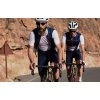 Pánský cyklo dres MICHELINE Navy Grey Námořní modrá a šedá