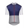 Pánský cyklo dres MICHELINE Navy Grey Námořní modrá a šedá