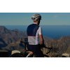 Pánský cyklo dres MICHELINE Navy Grey Námořní modrá a šedá