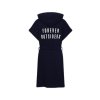 Župan z francouzského froté CLAUDIE UNISEX Navy Námořnická modrá