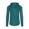 GRAVEL cyklodres s kapucí SOLENNE UNISEX lahvově zelená
