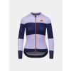 Dámský cyklistický dres pro vysoké intenzity RACE CONSTANCE Navy Aster Námořnická modrá a fialová