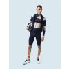Pánská cyklistická softshellová vesta RACE SIBILLE Navy Námořnická modrá