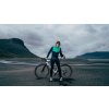 Pánský cyklo dres s dlouhým rukávem FAUSTINE Forest Black Černý les