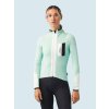 Dámský cyklistický dres s dlouhým rukávem AUDAX INGRID Pastel Green Pastelově zelená