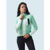 Dámský cyklistický dres s dlouhým rukávem AUDAX INGRID Pastel Green Pastelově zelená