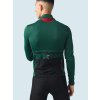 Pánský cyklo dres s dlouhým rukávem AUDAX LORENNE Alpine Green Alpská zelená