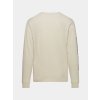 Bavlněné tričko s dlouhým rukávem MARIA UNISEX Chalk Křída