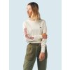 Bavlněné tričko s dlouhým rukávem MARIA UNISEX Chalk Křída