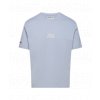 Bavlněné tričko ORIANE UNISEX Kouřově modrá