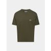 Bavlněné tričko ANNE UNISEX Khaki Zelená