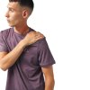Lehké MERINO Tričko MAXENCE Contiga Purple