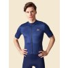 Pánský cyklo dres FLEURETTE V2 Navy Námořnická modrá