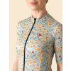 Dámský cyklo dres FLEURETTE V2 Chanterelle Agave Lišková Agáve
