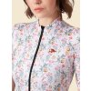 Dámský cyklo dres FLEURETTE V2 Orange Blossom Pomerančový květ
