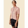 Dámský cyklo dres FLEURETTE V2 Rose Sand Růžový písek