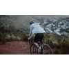 Pánská cyklistická bunda s kapucí ILONA Cloud Grey Šedý oblak