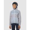 Dámská cyklistická bunda s kapucí ILONA Cloud Grey Šedý oblak