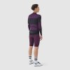 Pánský cyklistický dres pro vysoké intenzity RACE CONSTANCE Black Quetsche Černé a fialové sevření